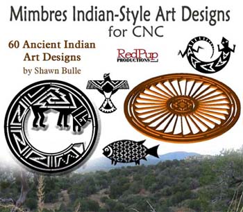 mimbres indian style art designs